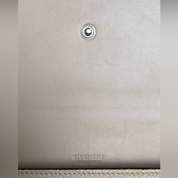 GIVENCHY Long Fold Over Leather Wallet Tan - Picture 9 of 15